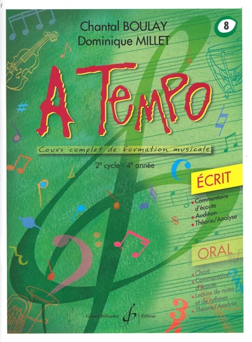 A tempo : écrit. Volume 8 Visuel